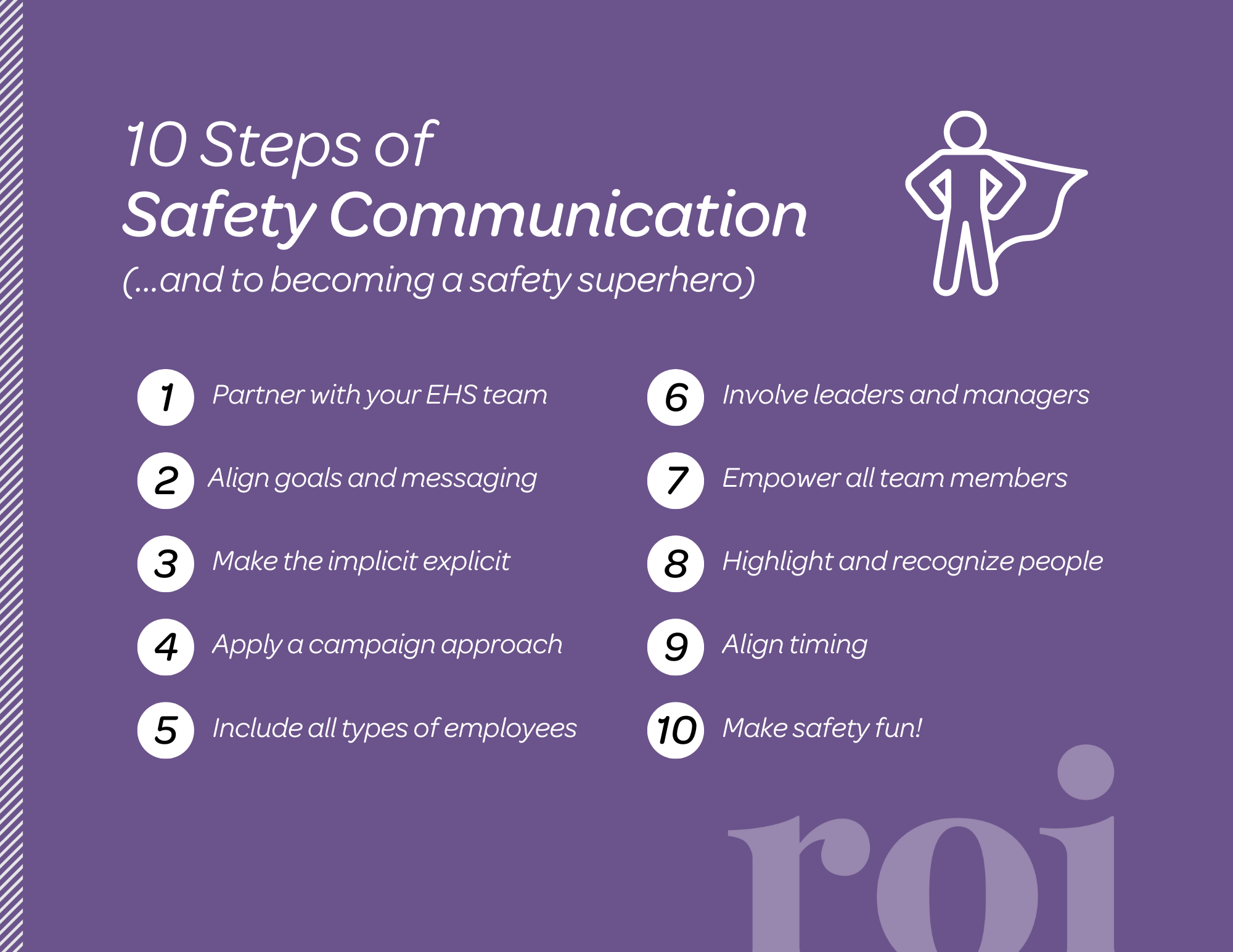 Safety Communication Infographic